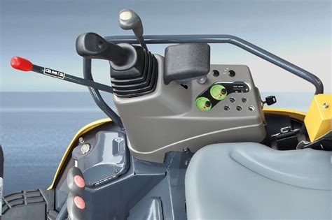 mini excavator armrest controls